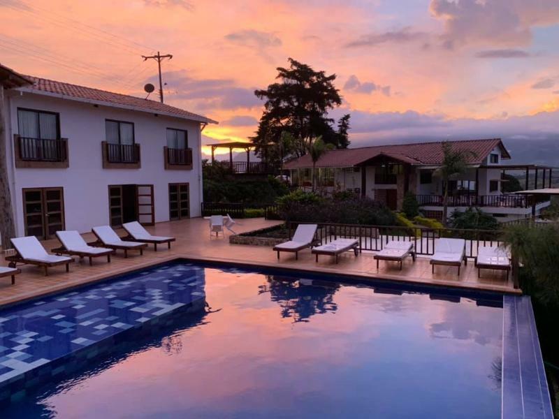 La Huerta Hotel Jiguales Kültér fotó